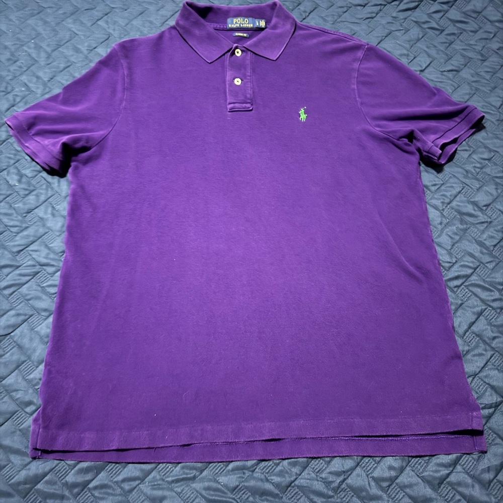 Ralph Lauren Polo set of 2 purple and gray size medium and large